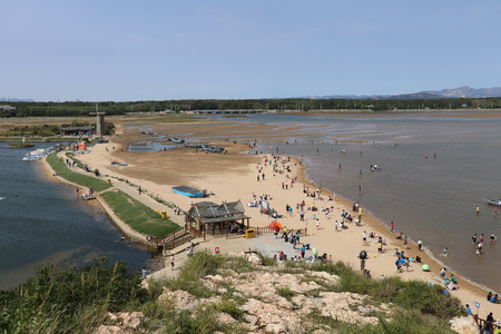 Beidaihe dove Nest Park landscape viewのeditorial素材