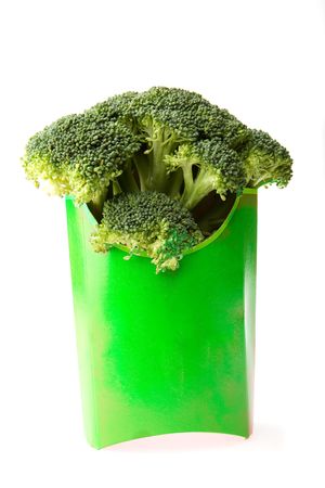 Alternative to french fries - Broccoli, the fast foodの写真素材