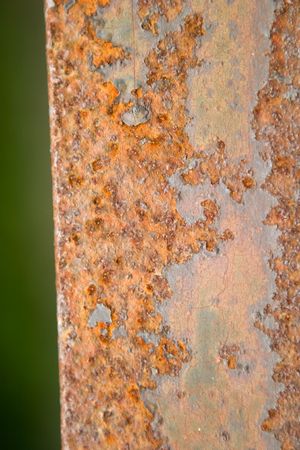 An orange and brown rust background texture image.の写真素材