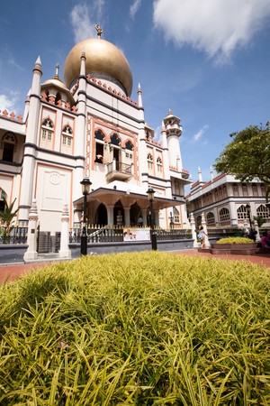 Masjid Sultan located in Singaopre - Sultan Mosqueの写真素材