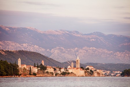 A nature landscape of Rab, Croatiaの写真素材