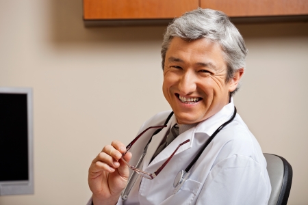 Happy Male Doctorの写真素材