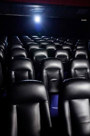 Interior Of Empty Movie Theaterの写真素材