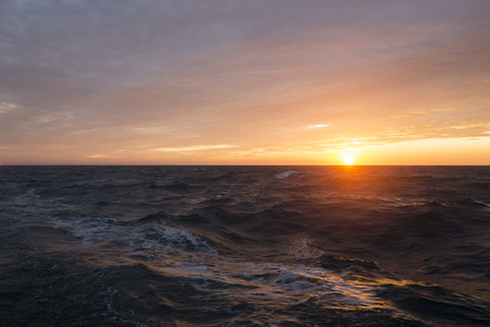 Beautiful Sunset Over Seaの写真素材