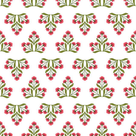 Modern Textile Block Print for aprons, bags, napkins, bed linens, tablecloths- runners, upholstery, soft furnishings, curtainsのイラスト素材