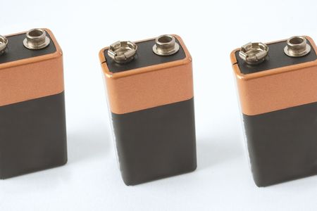 three batteriesの写真素材