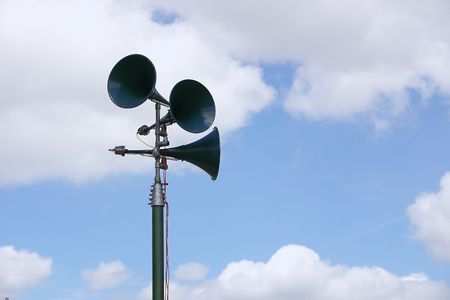 tannoy system at a showgroundの写真素材