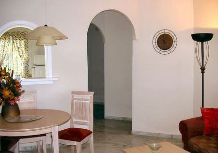 dining room interiorの写真素材