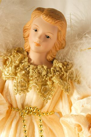 christmas angel closeupの写真素材
