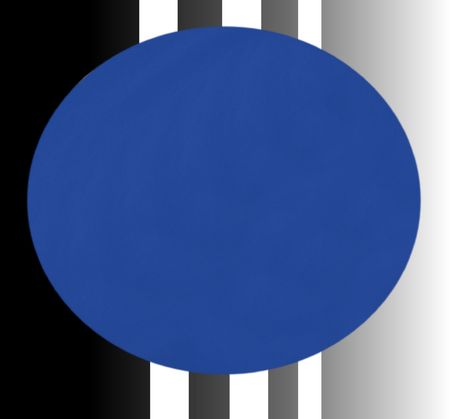 blue circle and grey stripesの写真素材