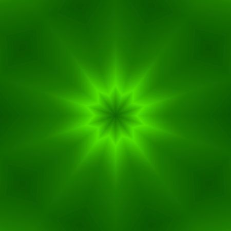 green ten point star star design illustration の写真素材
