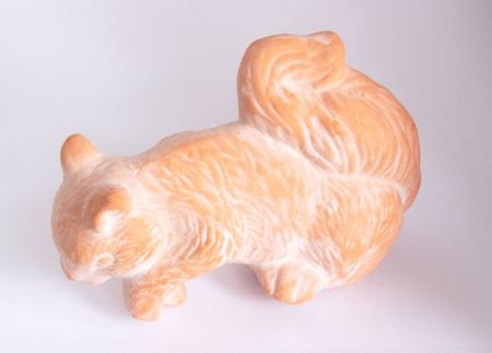 garden terraccotta animal ornamentの写真素材