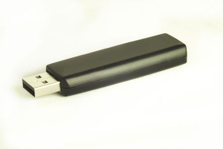 portable data stick for passing information easily from computer to computerの写真素材