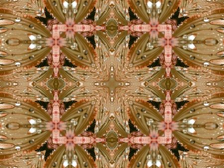 a kaleidoscope  background tile effect abstract illustration