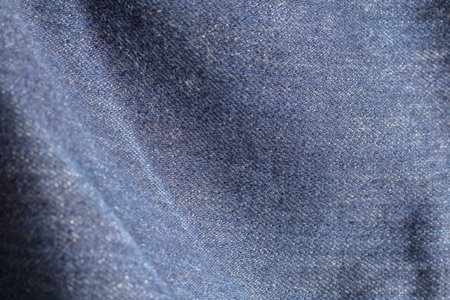 Texture of blue jeans background, Blue jeans fabric background texture.の写真素材
