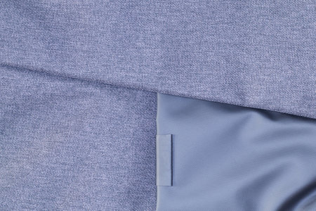 Abstract fabric background, grey fabric cloth background textureの写真素材