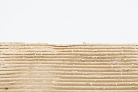 Abstract cardboard for texture background,  Piece of torn cardboard with copy space. Brown wrapping...