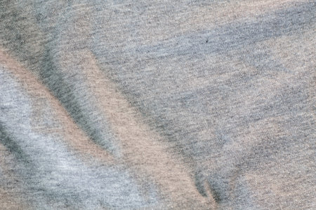 Abstract fabric background, Grey fabric cloth background, texture of crumpled Grey fabric backgroundの写真素材