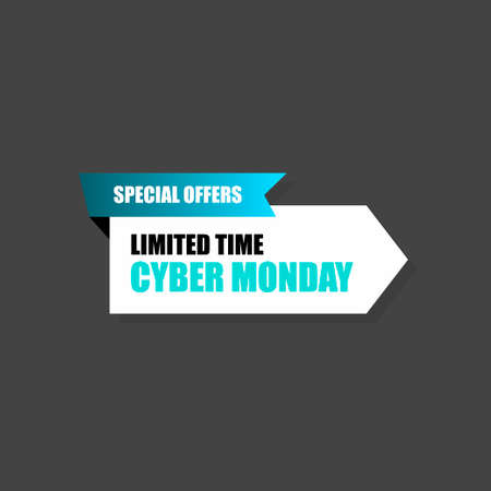 Cyber Monday sale label tag. Buy Now. Special offer price sign. Advertising Discounts symbol. Coupon offer. For art template designのイラスト素材