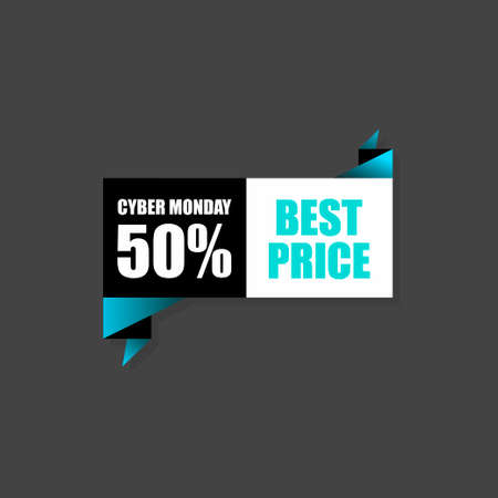 Cyber Monday sale label tag. Buy Now. Special offer price sign. Advertising Discounts symbol. Coupon offer. For art template designのイラスト素材