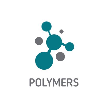 vector of Polymer logo concept design eps formatのイラスト素材