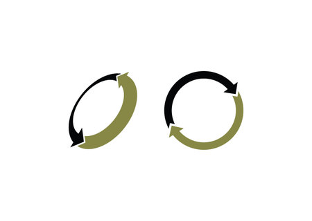 Recycle logo sign designのイラスト素材