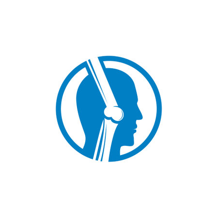 Knee healthcare logo designのイラスト素材