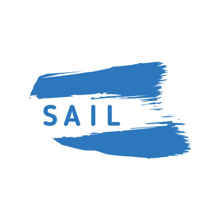 Abstract square sail logo designのイラスト素材