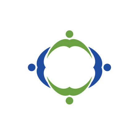 Foundation logo design illustration vector  format , suitable for your design needs, logo, illustration, animation, etc.のイラスト素材