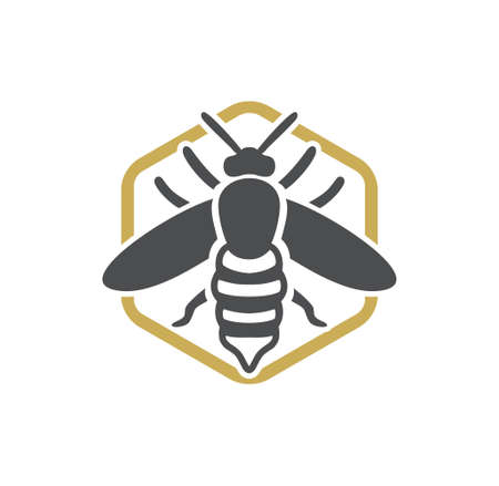 Bee design illustration vector  format , suitable for your design needs, logo, illustration, animation, etc.のイラスト素材
