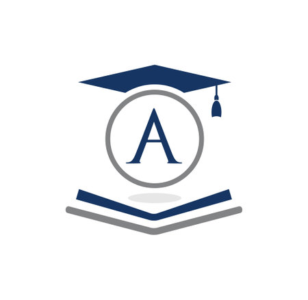 Education logo design illustration vector  format , suitable for your design needs, logo, illustration, animation, etc.のイラスト素材