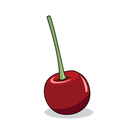 Cherry design illustration vector eps format , suitable for your design needs, logo, illustration, animation, etc.のイラスト素材