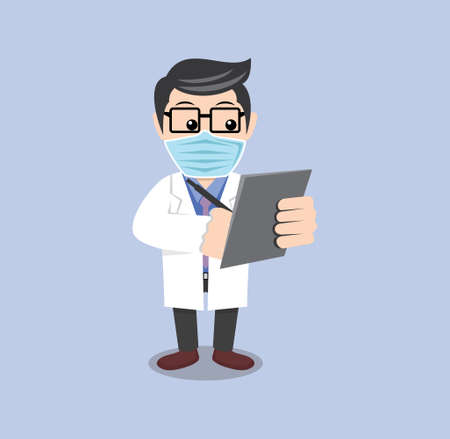 A Doctor design illustration vector eps format , suitable for your design needs, logo, illustration, animation, etc.のイラスト素材