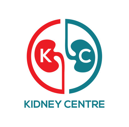 Kidney centre logo design illustrationのイラスト素材
