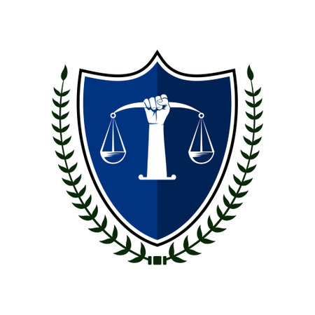 Justice Law Logo Design Illustration vector eps format , suitable for your design needs, logo, illustration, animation, etc.のイラスト素材