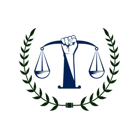 Justice Law Logo Design Illustration vector eps format , suitable for your design needs, logo, illustration, animation, etc.のイラスト素材