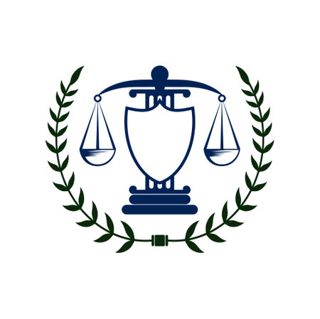 Justice Law Logo Design Illustration vector eps format , suitable for your design needs, logo, illustration, animation, etc.のイラスト素材