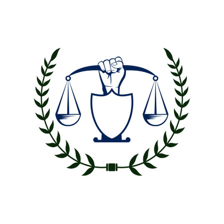 Justice Law Logo Design Illustration vector eps format , suitable for your design needs, logo, illustration, animation, etc.のイラスト素材