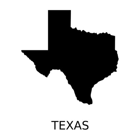 Texas Map Design Illustration vector eps format , suitable for your design needs, logo, illustration, animation, etc.のイラスト素材