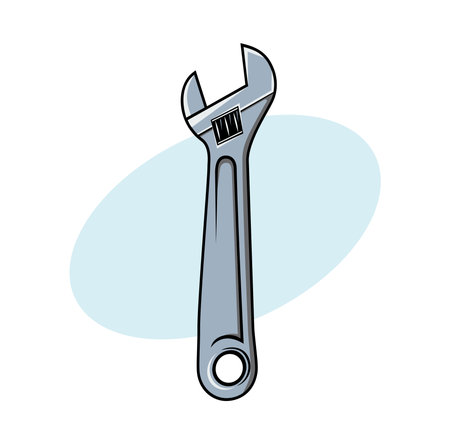 Monkey Wrench Design Illustration vector eps format , suitable for your design needs, logo, illustration, animation, etc.のイラスト素材