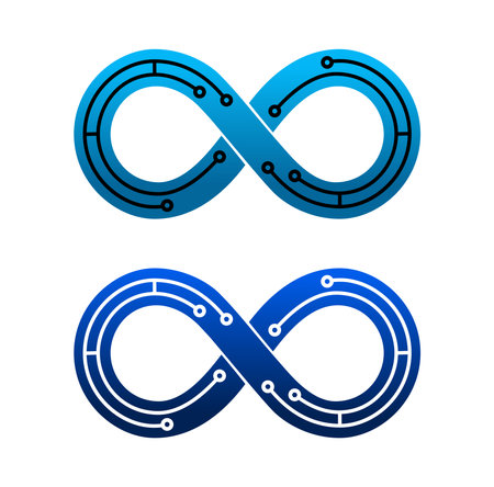 Infinity Loop Design Illustration vector eps format , suitable for your design needs, logo, illustration, animation, etc.のイラスト素材