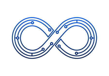 Infinity Loop Design Illustration vector eps format , suitable for your design needs, logo, illustration, animation, etc.のイラスト素材