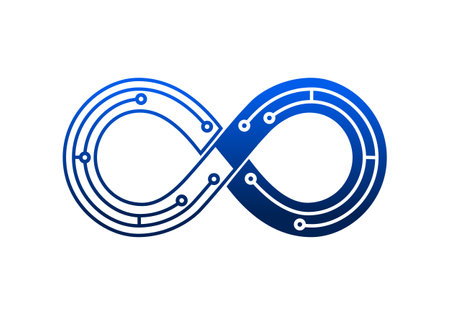 Infinity Loop Design Illustration vector eps format , suitable for your design needs, logo, illustration, animation, etc.のイラスト素材