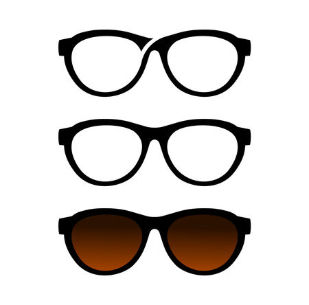 Glasses Frame Design Illustration vector eps format , suitable for your design needs, logo, illustration, animation, etc.のイラスト素材