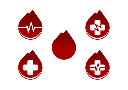 Blood Drop Design Illustration vector eps format , suitable for your design needs, logo, illustration, animation, etc.のイラスト素材