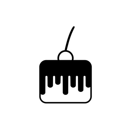 Cherry Cake Outline Design Illustration vector eps format , suitable for your design needs, ,...