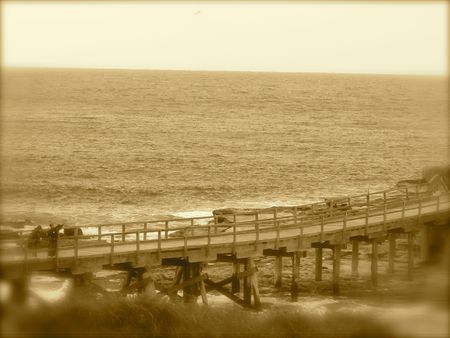 La Perouse a snapshot looking out to the oceanの写真素材