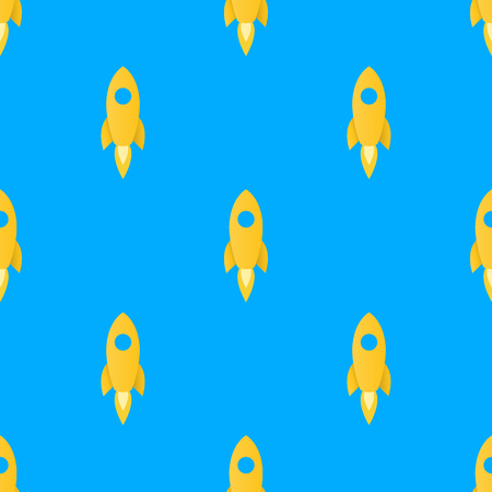 rocket pattern art modern colorful icon and vector rocket 3d  shape and element and wallpaperのイラスト素材