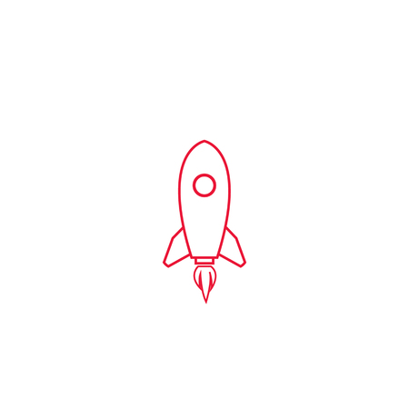 Rocket Paper Art Vector and illustration flying rocket.Space travel to the moon.Space rocket launch.Project start up rocket Solar System and text spaceのイラスト素材