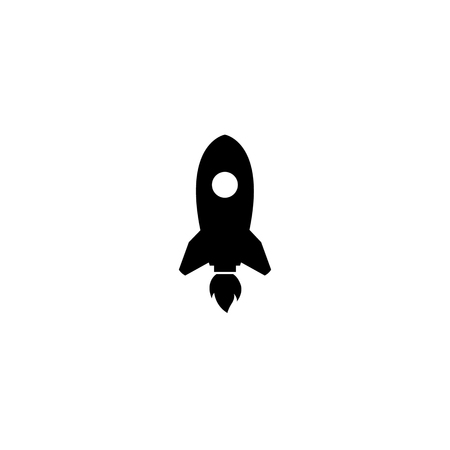Rocket Paper Art Vector and illustration flying rocket.Space travel to the moon.Space rocket launch.Project start up rocket Solar System and text spaceのイラスト素材